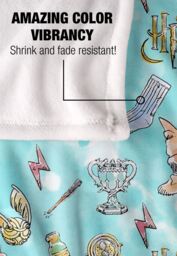 Warner Brothers Harry Potter Water Color Pattern Blanket 152 x 127 cm in White - thumbnail 4