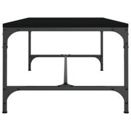 Berkfield Home Coffee Table Black 100x50x35 cm Engineered Wood - Size: 100 x 50 x 35 cm - thumbnail 5