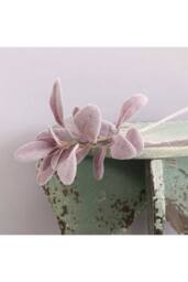 KDMD Lambs Ear Leaf on Short Stem Burgundy 3 Pack - thumbnail 1