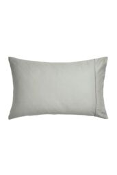Ted Baker 'TB Plain Dye' Standard Pillowcase in Silver - Size: Standard Pillow Case