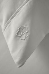 Ted Baker 'TB Plain Dye' Standard Pillowcase in Silver - Size: Standard Pillow Case - thumbnail 2