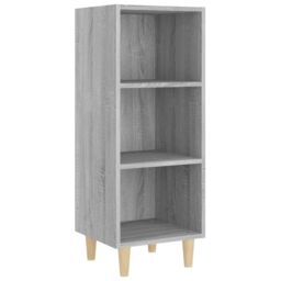 Berkfield Home Sideboard Grey Sonoma 34.5x32.5x90 cm Engineered Wood - thumbnail 2