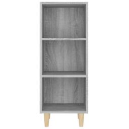Berkfield Home Sideboard Grey Sonoma 34.5x32.5x90 cm Engineered Wood - thumbnail 5