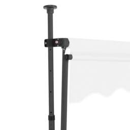 Berkfield Home Manual Retractable Awning with LED 300 cm Cream - thumbnail 4