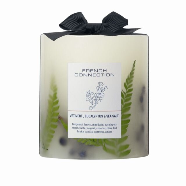 French Connection Botanical Collection - Vetivert, Eucalyptus & Sea Salt 660G (1-Wick) - FCC008VS - image 1