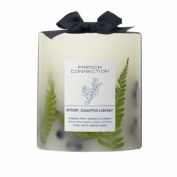 French Connection Botanical Collection - Vetivert, Eucalyptus & Sea Salt 660G (1-Wick) - FCC008VS
