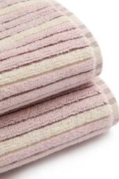 CHRISTY 'Darwin' Reversible Turkish Cotton Ribbed Towel in Pink - thumbnail 3