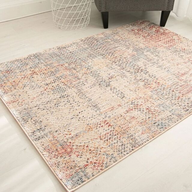 The Rug Shop UK Traditional Beige Abstract Polypropylene Easy To Clean Rug - Size: 200 cm x 290 cm - image 1
