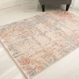 The Rug Shop UK Traditional Beige Abstract Polypropylene Easy To Clean Rug - Size: 200 cm x 290 cm - thumbnail 1