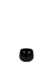 KDMD Hortus London Ceramic Pot 8.5x8cm 4 Pack in Black - Size: 8.5x8 cm