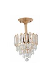 Premium Crystal Home Pendant Lighting in Gold - thumbnail 4