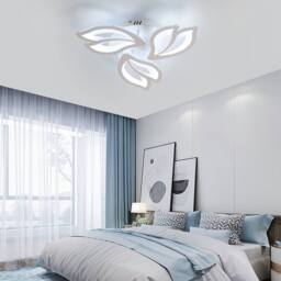 Pheashine Modern Acrylic LED Ceiling Light 40W White, 6500K, Living Room, Indoor in White - thumbnail 3