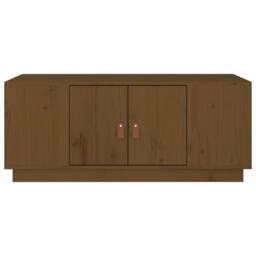 Berkfield Home Beautiful Coffee Table Honey Brown 100x50x41 cm Solid Wood Pine - Size: 100 x 50 x 41 cm - thumbnail 6