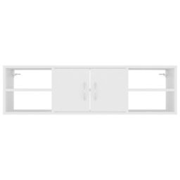 Berkfield Home Wall Shelf White 102x30x29 cm Engineered Wood - Size: 102 x 30 x 29 cm - thumbnail 6