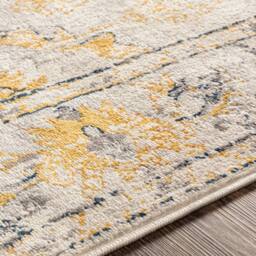 Livabliss Floransa-Vintage Beige Grey Blue Yellow Traditional Boho Living Rug - Size: 160 cm x 215 cm - thumbnail 3