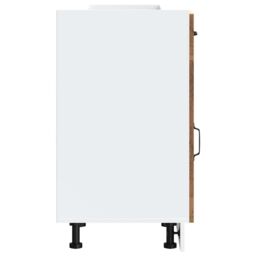 Berkfield Home Kitchen Base Cabinet Kalmar Old Wood Engineered Wood in Brown - thumbnail 6
