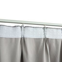 Berkfield Home Blackout Curtains with Hooks 2 pcs Grey 140x225 cm - thumbnail 3