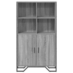 Berkfield Home Highboard Grey Sonoma 79.5x35.5x137.5 cm Engineered wood - thumbnail 4