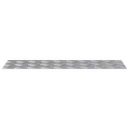 Berkfield Home Aluminium Checker Plates 2 pcs Anti-Slip 70x20 cm in Silver - Size: Medium - thumbnail 4