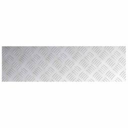 Berkfield Home Aluminium Checker Plates 2 pcs Anti-Slip 70x20 cm in Silver - Size: Medium - thumbnail 5