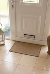 JVL Eden Machine Washable Latex Backed Doormat, 40x60cm, Latte in Beige - Size: 40 cm x 60 cm - thumbnail 2
