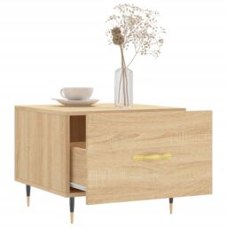 Berkfield Home Coffee Tables 2 pcs Sonoma Oak 50x50x40 cm Engineered Wood in Brown - Size: 50 x 50 x 40 cm - thumbnail 4