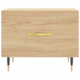 Berkfield Home Coffee Tables 2 pcs Sonoma Oak 50x50x40 cm Engineered Wood in Brown - Size: 50 x 50 x 40 cm - thumbnail 6