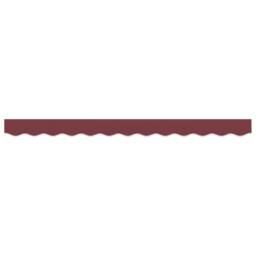 Berkfield Home Stunning Awning Valance for 2.5 m Frame Burgundy 2.3x0.2 m - thumbnail 4