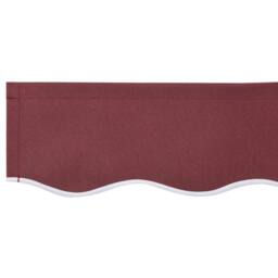 Berkfield Home Stunning Awning Valance for 2.5 m Frame Burgundy 2.3x0.2 m - thumbnail 5