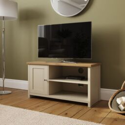 GFW Lancaster Small TV Cabinet in Cream - thumbnail 2