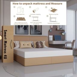 Sliding Wardrobes 4U High Density Hard Foam Mattress - Single 90cmx190cm in White - thumbnail 1