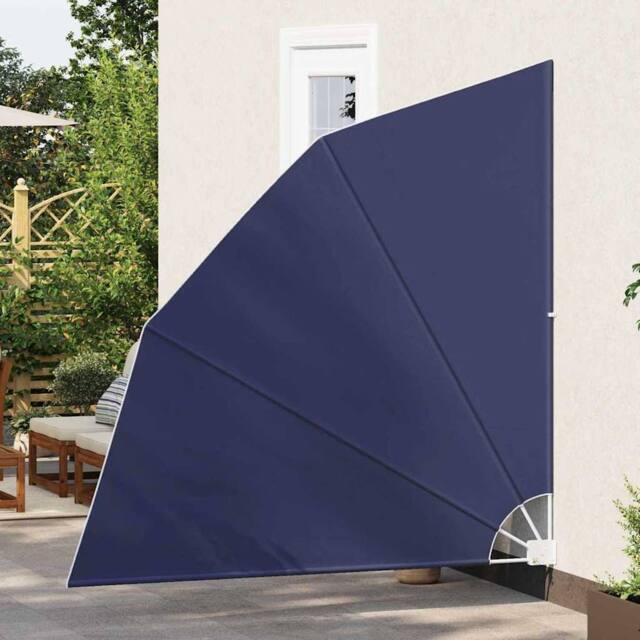 Berkfield Home Modern Balcony Privacy Screen Folding Manual Navy blue 210 x 210 - image 1
