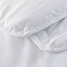 Snug City 4 Season 3 in 1 All Season Duvet (9.0 + 4.5 Tog ) Detachable Soft Touch Microfibre Duvet in White - Size: Single - thumbnail 4