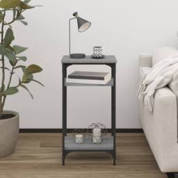Berkfield Home Side Table Grey Sonoma 40x30x75 cm Engineered Wood - Size: 40 x 30 x 75 cm - thumbnail 3