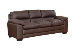 Artemis Home Genoa 3 Seat Sofa in Brown - thumbnail 2