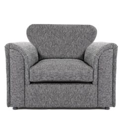 Furnishings For Less UK Byron Dundee Chenille Fabric 5 Seater 3 Piece Sofa Suite - 3 1 1 Grey or Light Grey - thumbnail 6