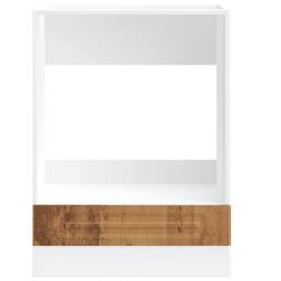 Berkfield Home Oven Cabinet Kalmar Old Wood Engineered Wood in Brown - thumbnail 4