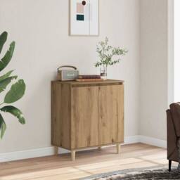 Berkfield Home Sideboard Artisan Oak 60x35x70 cm Engineered Wood in Brown - Size: 60 x 35 x 70 cm - thumbnail 2