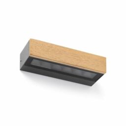 Netlighting Doro13 Led Outdoor Up Down Wall Lamp IP65 in Brown