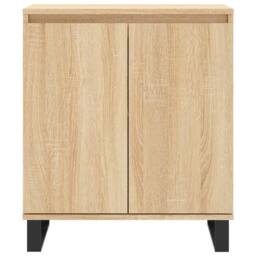 Berkfield Home Sideboard Sonoma Oak 60x35x70 cm Engineered Wood in Brown - Size: 60 x 35 x 70 cm - thumbnail 5