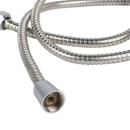 VOGREX Silver Chrome Adjustable Shower Riser Rail Slide Bracket Set Bathroom - thumbnail 3