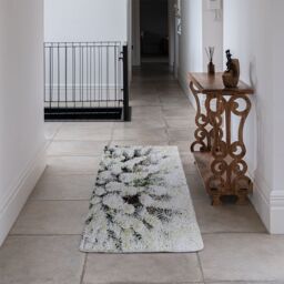 Benjamin Tate Design Beautifully White Runner Rug in Natural - Size: 67 cm x 230 cm - thumbnail 3