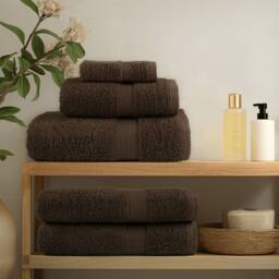 Berkfield Home Soft 6 Piece Premium Towel Set SOLUND Brown 600 gsm