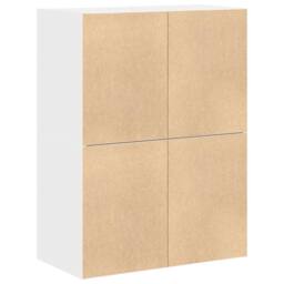 Berkfield Home Cabinets with 2 Drawers 2 pcs White 60x31x40 cm Engineered Wood - Size: 60 x 31 x 40 cm - thumbnail 7