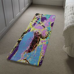 Benjamin Tate Design Afro Plants Runner Rug in Natural - Size: 67 cm x 230 cm - thumbnail 4