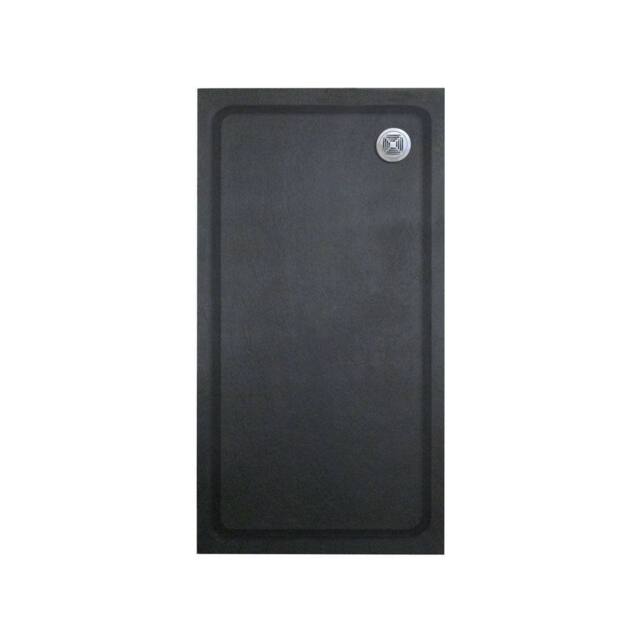 Balterley Black Rectangular Slate Effect Shower Tray, 1400x900mm - image 1