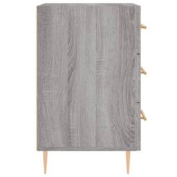 Berkfield Home Bedside Cabinet Grey Sonoma 40x40x66 cm Engineered Wood - Size: 40 x 40 x 66 cm - thumbnail 6