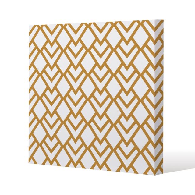 Benjamin Tate Design Geometric Scales (Canvas Print) / 90 x 90 x 4cm in Natural - Size: 90 x 90 x 4 cm - image 1