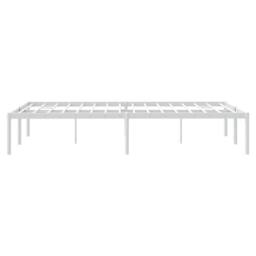 Berkfield Home Metal Bed Frame White 120x190 cm Small Double - thumbnail 6