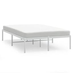 Berkfield Home Metal Bed Frame White 120x190 cm Small Double - thumbnail 3